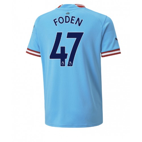 Manchester City Phil Foden #47 Hjemmedrakt 2022-23 Kortermet Manchester City Phil Foden #47 Hjemmedrakt 2022-23 Kortermet